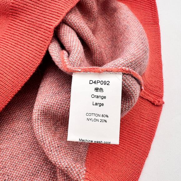 Koinshha Women Striped Mini Bodycon Sweater Dress LongSleeve Knitting Pullover L - Picture 8 of 8